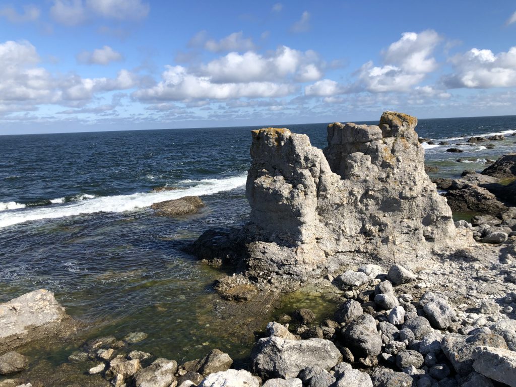 raukar på fårö på gotland