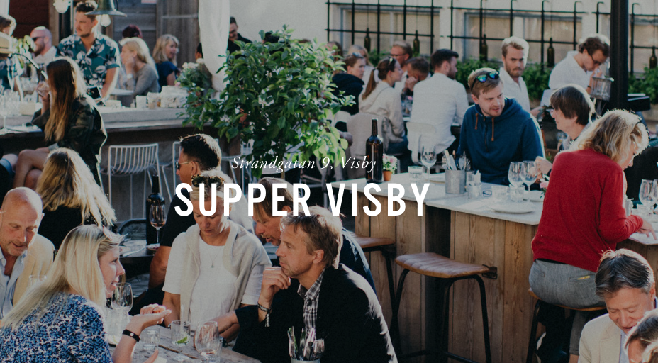 supper visby uteservering